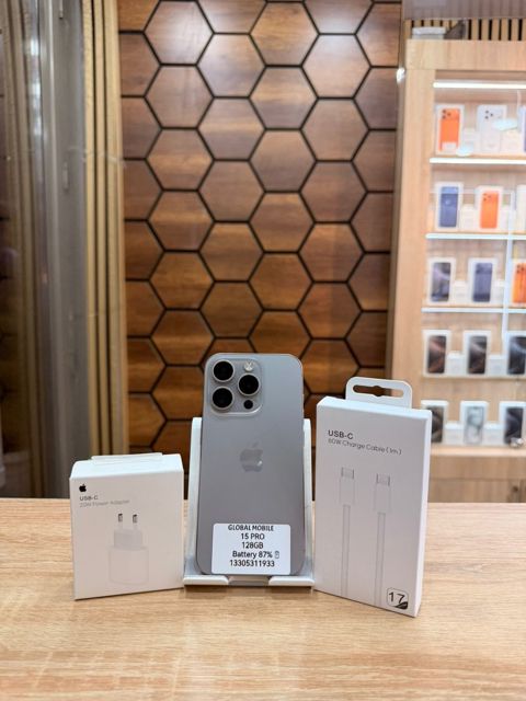 Apple iPhone 15 Pro Natural Titanium 128GB/8GB — Bakı