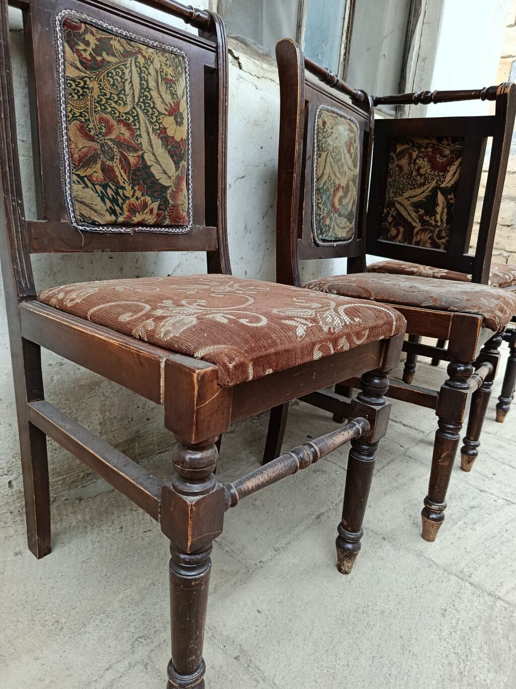 Qonaq otağı üçün, İşlənmiş, Qatlanmayan, Stul — Stullar, Masazır (4)