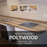 Mətbəx mebeli Polywood — Del İnşaat