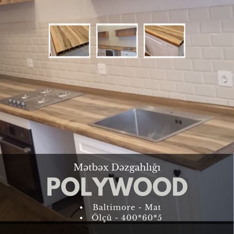 Mətbəx mebeli Polywood — Bakı