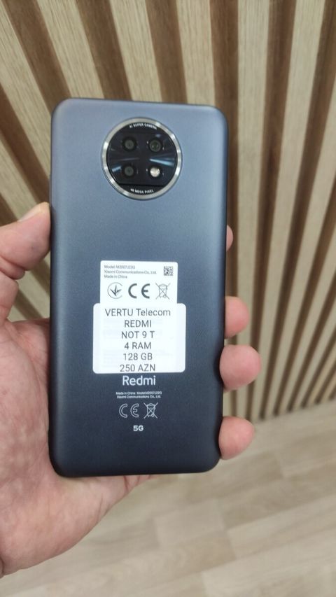 Xiaomi Redmi 9T Carbon Gray 128GB/4GB — Bakı
