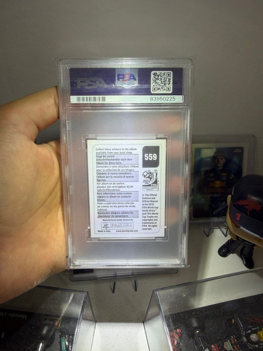 Cristiano Ronaldo 2010 Panini Sticker kartı Psa 8 — Kolleksiyalar, Bakı (2)