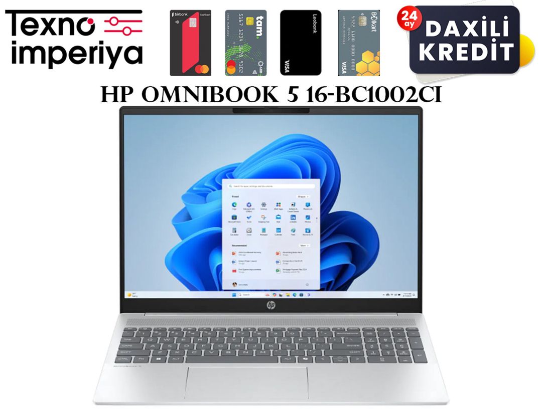 HP OmniBook 5 16-BC1002CI C0EF5EA — Elektronika, Bakı (2)