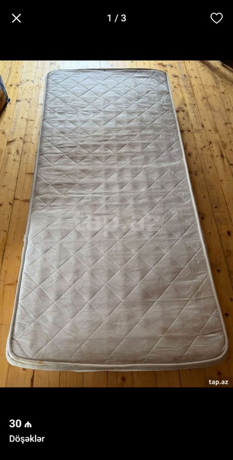 İşlənmiş, Ortopedik matras, Bir nəfərlik — Bərdə