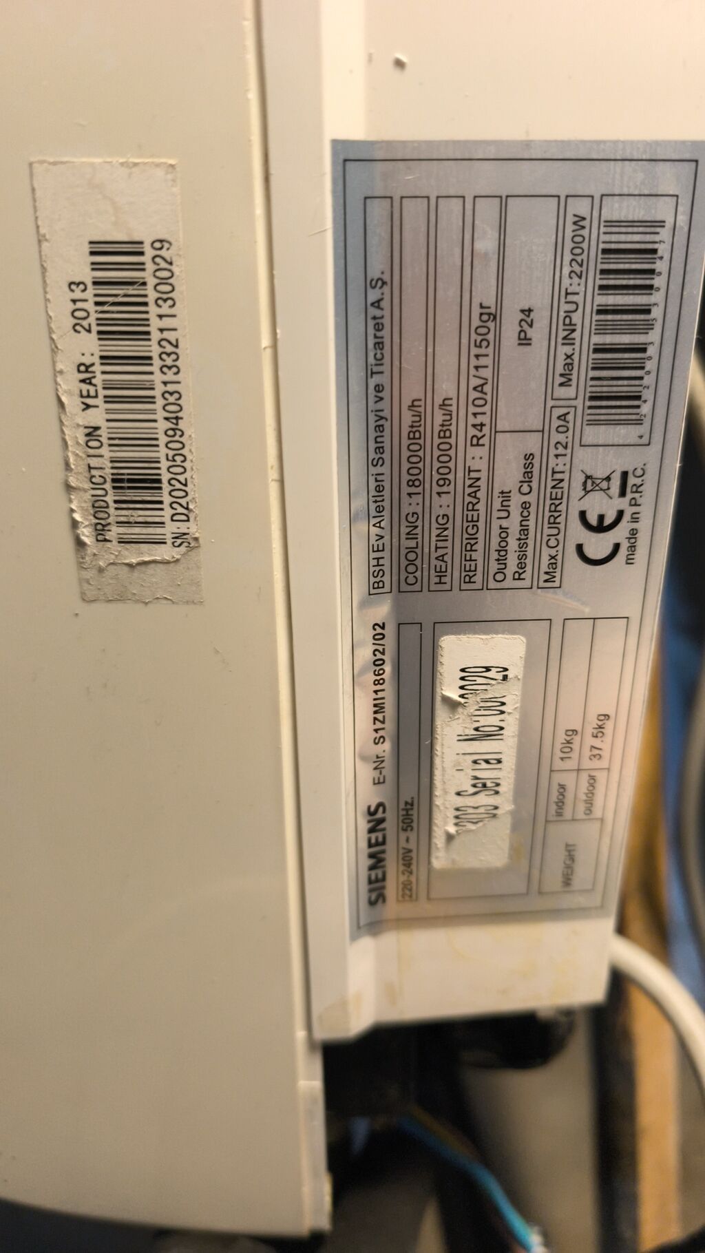 Siemens split kondisioner – 18 000 BTU Xüsusiyyətlər: - Model — Elektronika, Qobu (2)