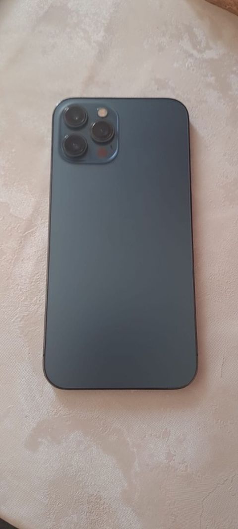 IPhone 12 Pro Max, 128 GB, Göy, Face ID — Qobu