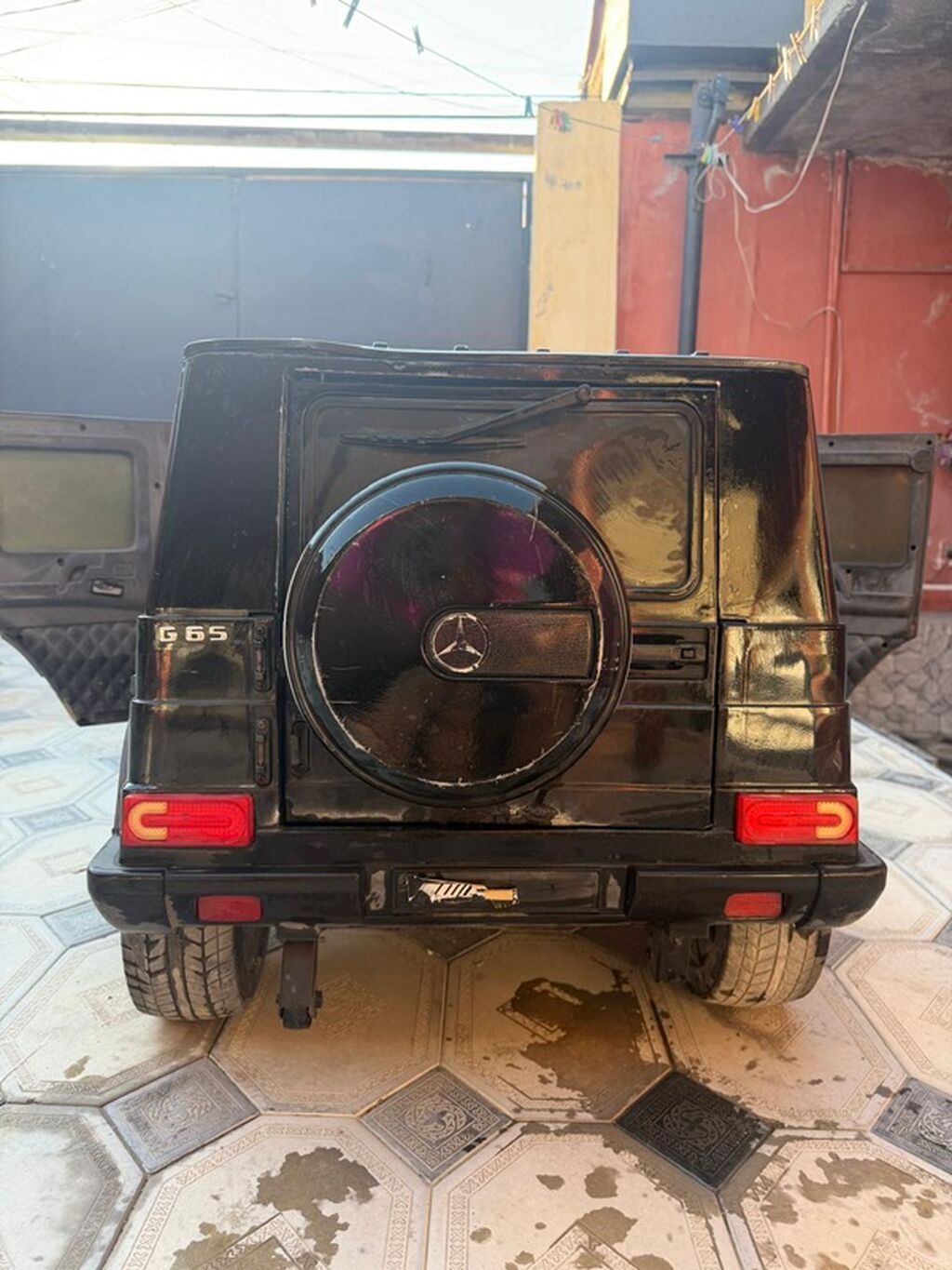 Uşaq elektro avtomobili – Mercedes-Benz G65 AMG (qara) — Uşaq avtomobilləri, Digah (2)
