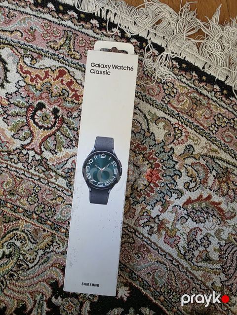 Samsung Galaxy Watch6 Classic 47 mm— qutu ilə hec bir problemi yoxdur — Bakı