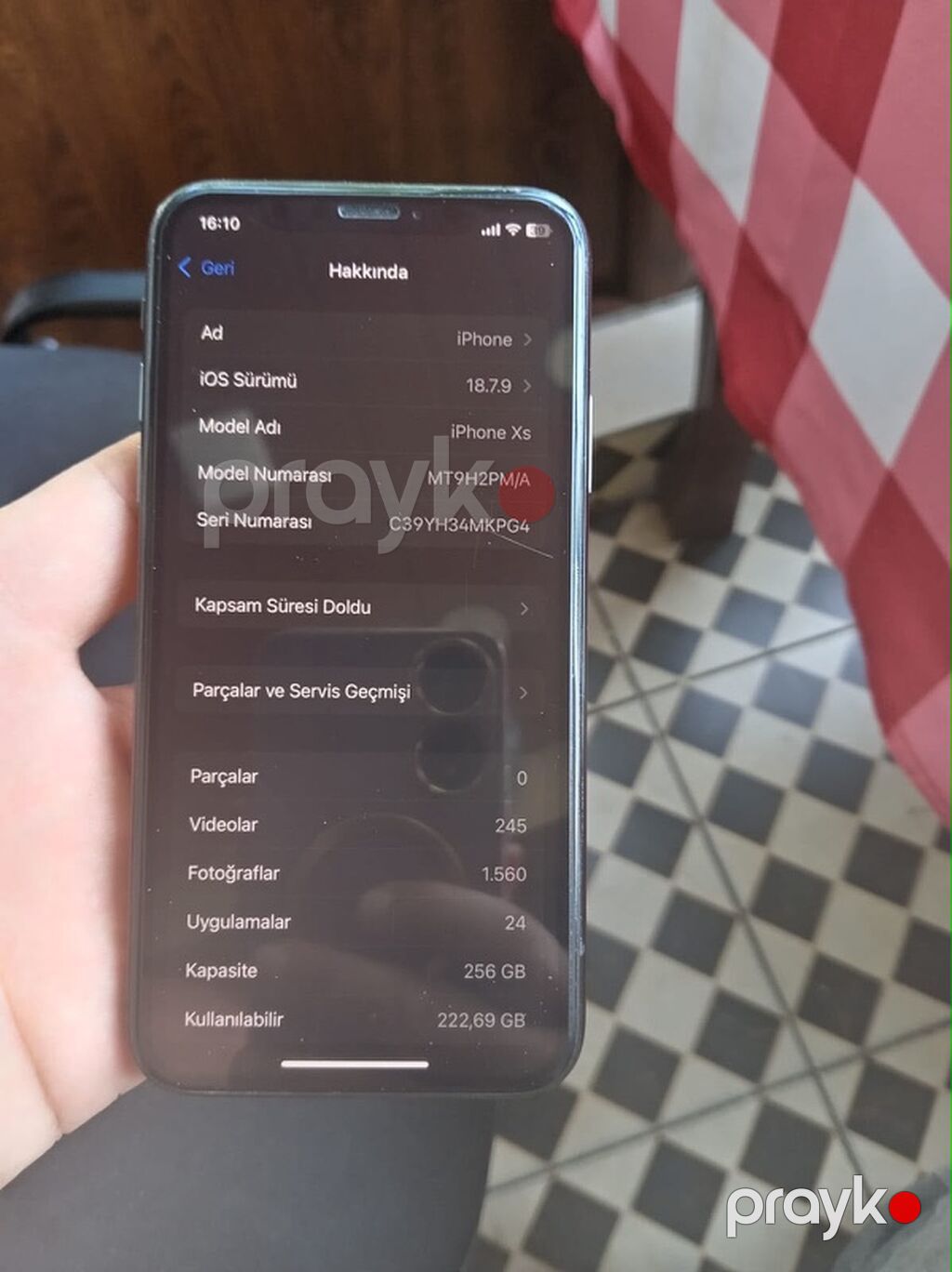 IPhone Xs, 256 GB, Space Gray, Face ID — Apple iPhone, Bakı (4)