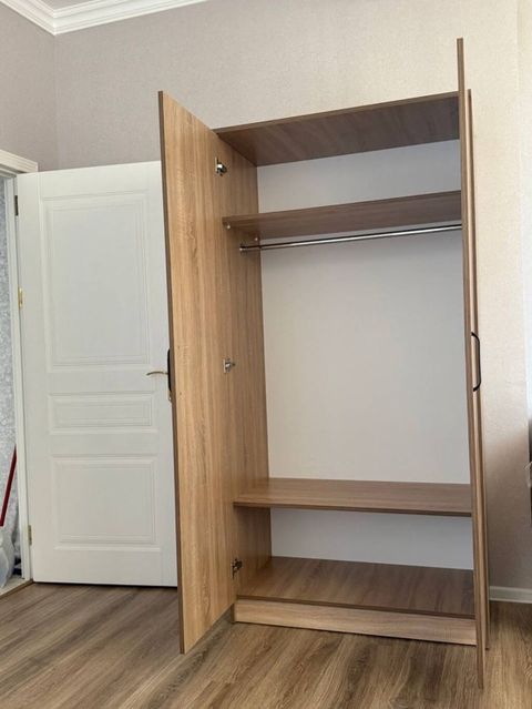 Yeni, 2 qapılı, Qəhvəyi, Açılan, Düz dolab — Bakı