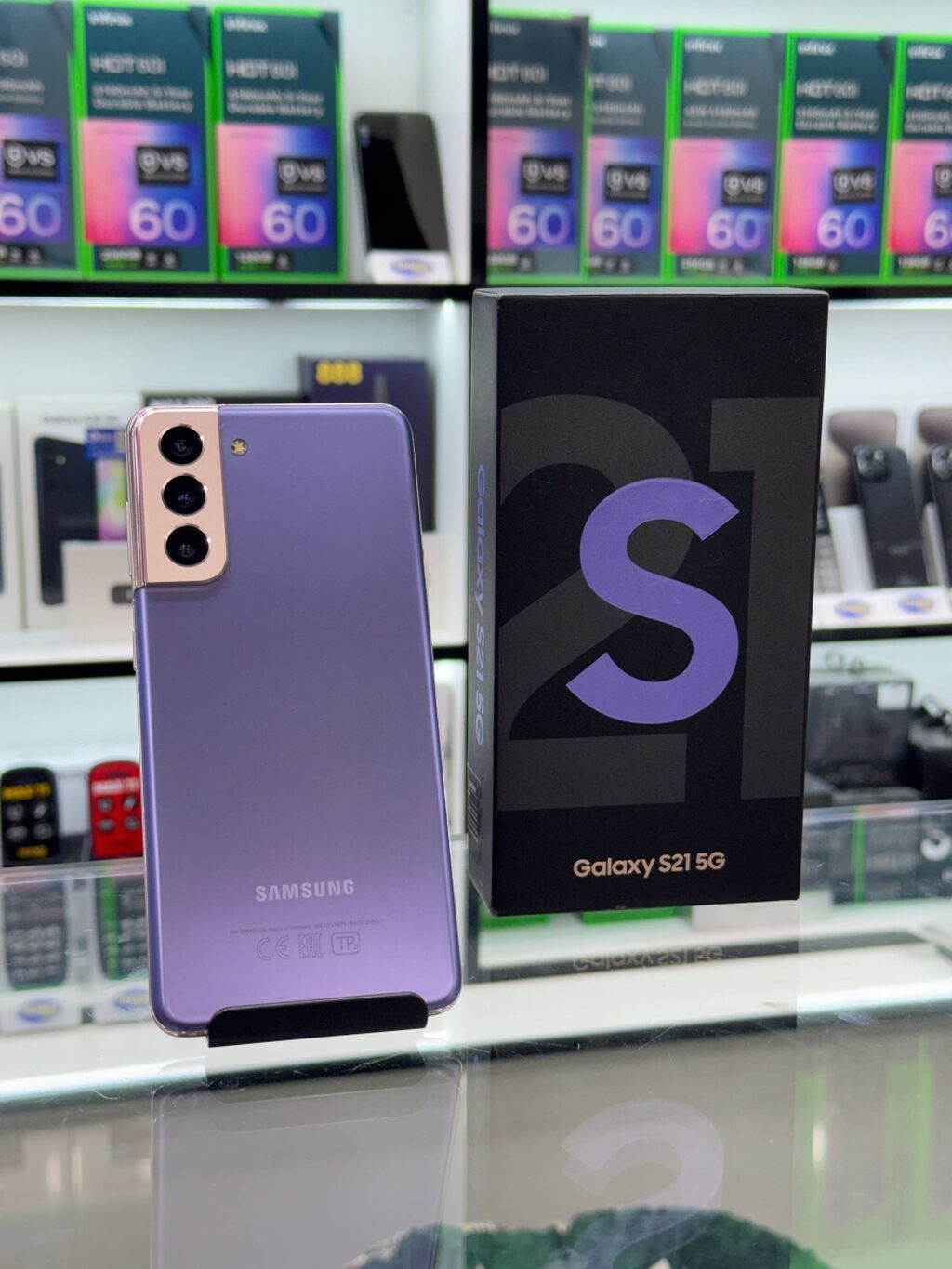 Samsung Galaxy S21 5G, 256 GB, rəng - Bənövşəyi, Sensor — Samsung, Göyçay (2)