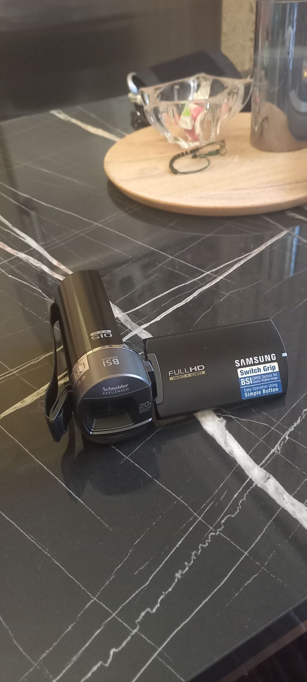 Samsung Full HD (1920x1080) rəqəmsal videokamera - Lens: Schneider — Elektronika, Masazır (4)