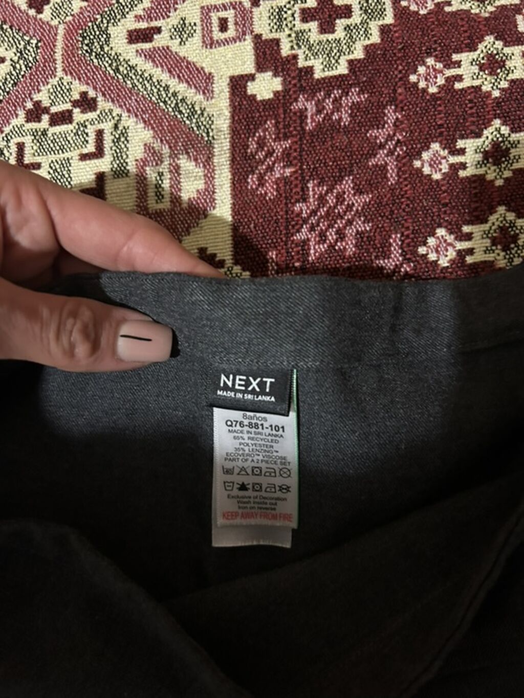 Qız uşağı üçün məktəb dəsti - Brend köynək: Next (etiket şəkildə). Ağ — Qızlar üçün, Bakı (5)