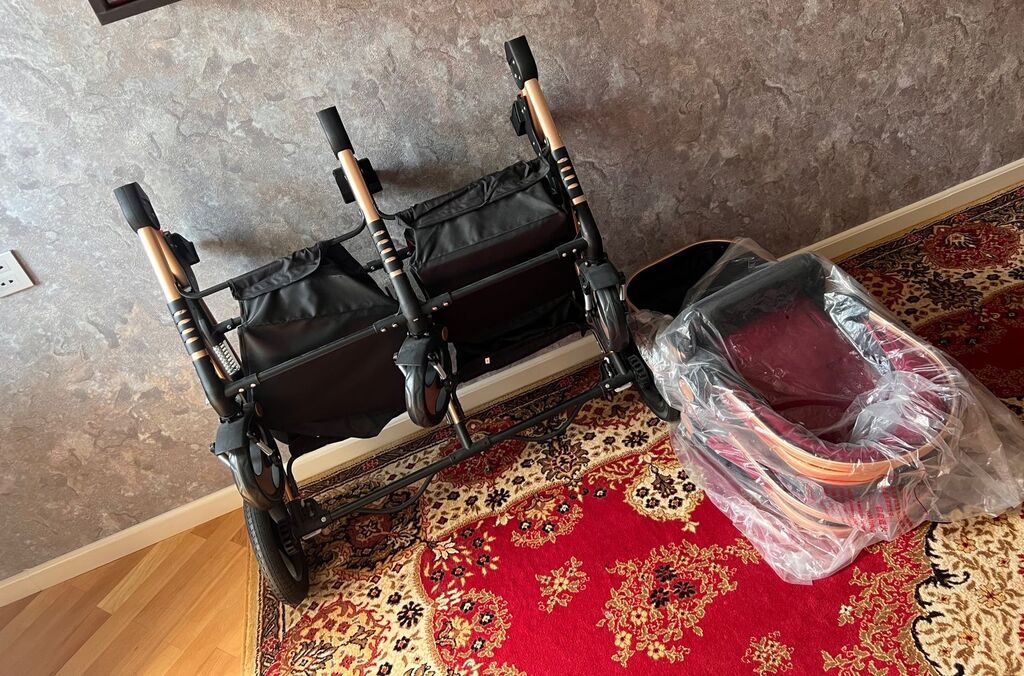 Əkizlər üçün araba, Yeni — Uşaq nəqliyyatı, Bakı (2)