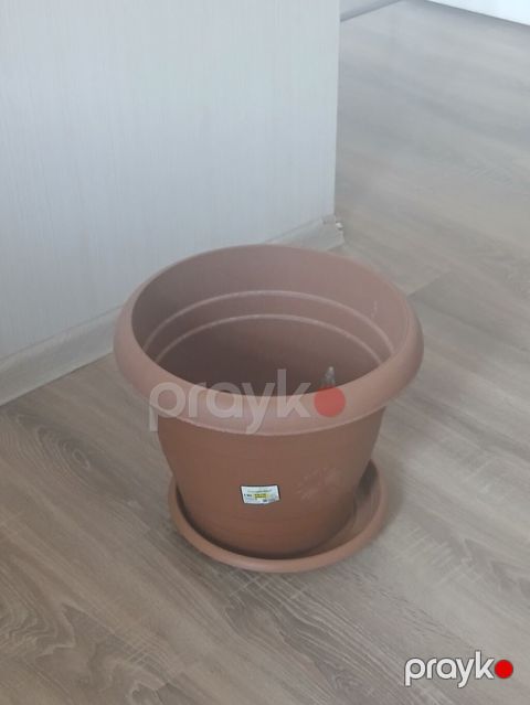 Plastik gül qabı – altlığı ilə birlikdə 13l tutumlu cemi 73 denedi 73 — Bakı