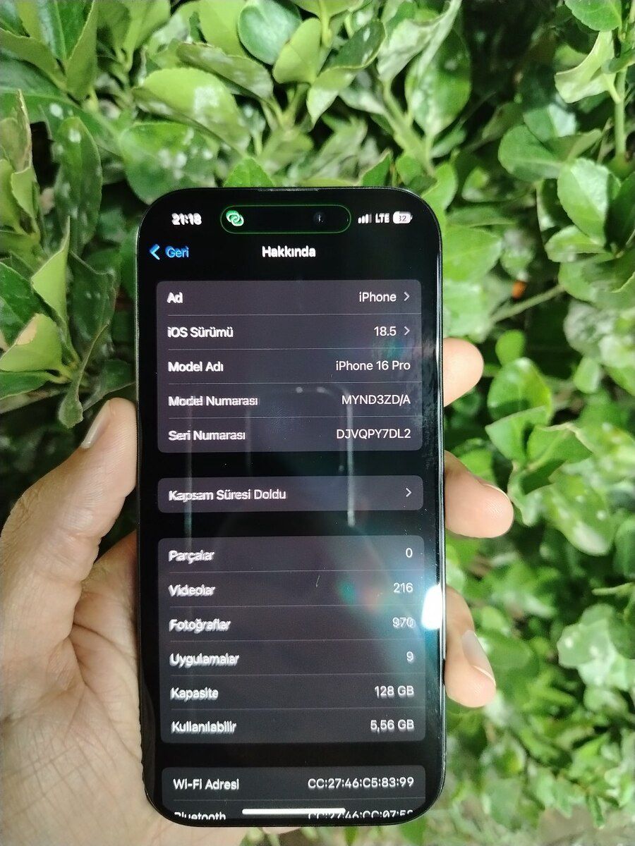Apple iPhone 16 Pro Black Titanium 128GB/8GB — Smartfonlar, Bakı (6)
