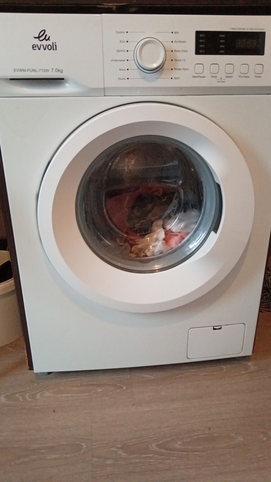 Evvoli EVWM-FUNL-710W paltaryuyan maşın – 7.0 kq - Ön yükləməli, 7 kq — Paltaryuyan maşınlar, Digah (4)