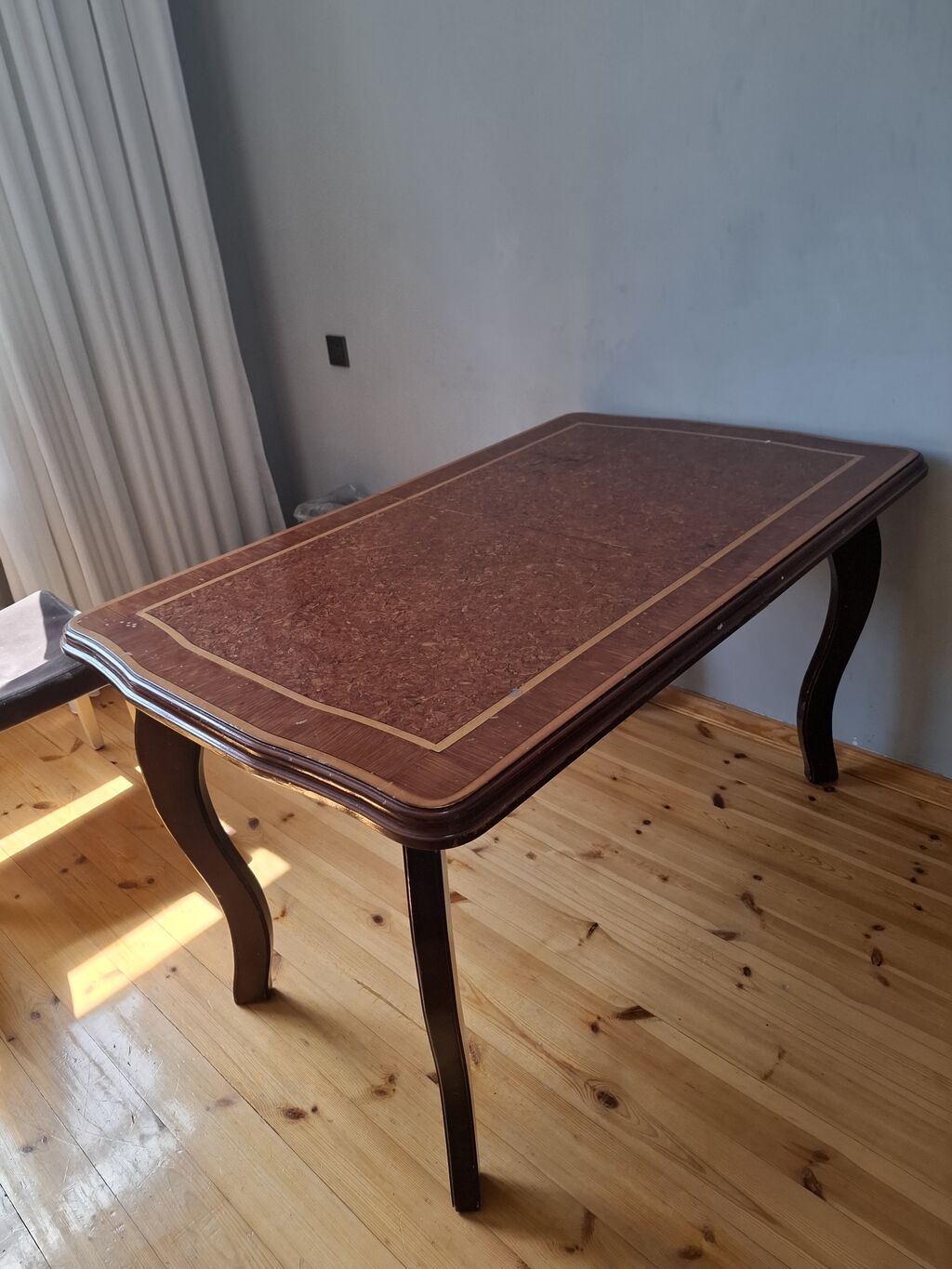 Klassik üslubda yemək/çay masası 6 nəfərlik masa açılır 8 nəfərlik — Masalar, Sumqayıt (2)