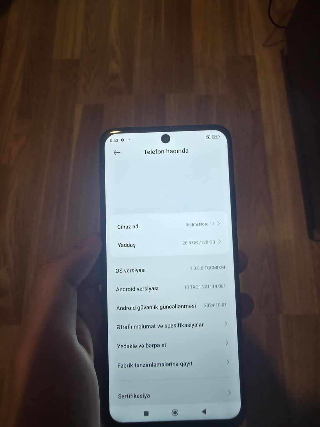 Redmi Note 11, 128 GB, rəng - Qara — Elektronika, Bakı (2)