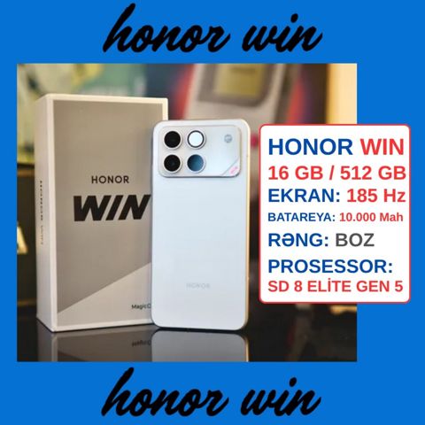 Honor Win White 512GB/16GB — Bakı
