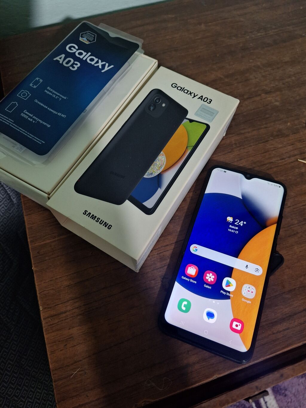 Samsung Galaxy A03, rəng - Qara, İki sim kartlı — Samsung, Bakı (2)