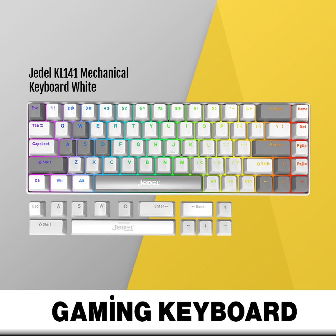 Mexaniki klaviatura White (Red switch) Jedel KL141 — Elektronika, Bakı (2)