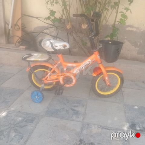 Uşaq velosipedi – Strım Velo - Rəng: narıncı gövdə, sarı təkər — Digah