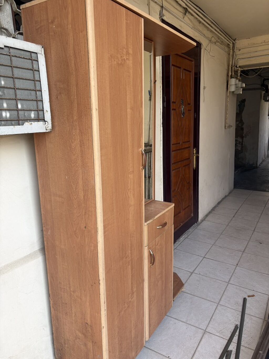 Dəhliz üçün çoxfunksiyalı dolab-komod seti - Material: laminat/LDSP — Xol üçün, Bakı (2)