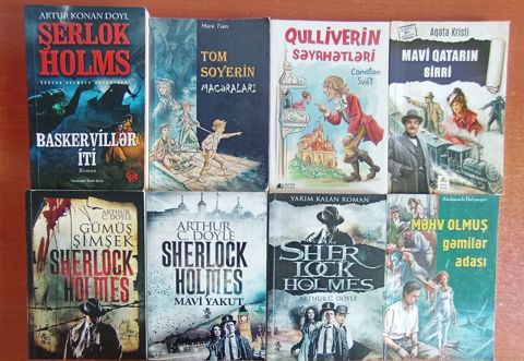 Kitab seti – klassik macəra və detektiv seriyası (8 ədəd) Məzmun — Bakı