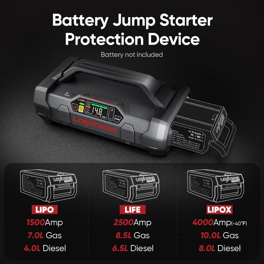 Lokithor ApartX Lokıthor ApartX – Avtomobil üçün Güclü Jump Starter — Elektronika, Bakı (4)