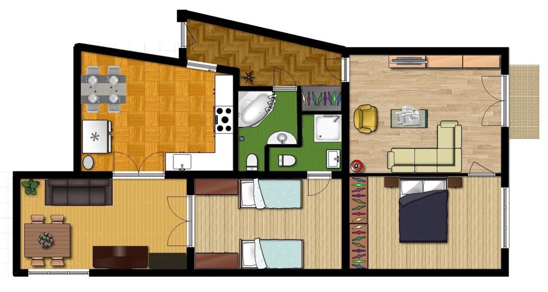 Satılır 4 otaqlı köhnə tikili 96 m² — Mənzil, Bakı (2)