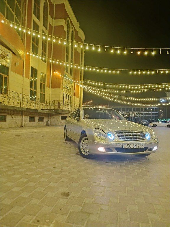 Mercedes E 240, 2.6 L, 2003 il, 288 189 km — Avtomobillər, Şirvan (4)