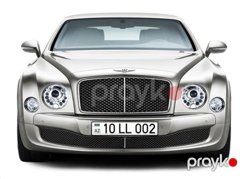 Avtomobil qeydiyyat nişanı - 10-LL-002