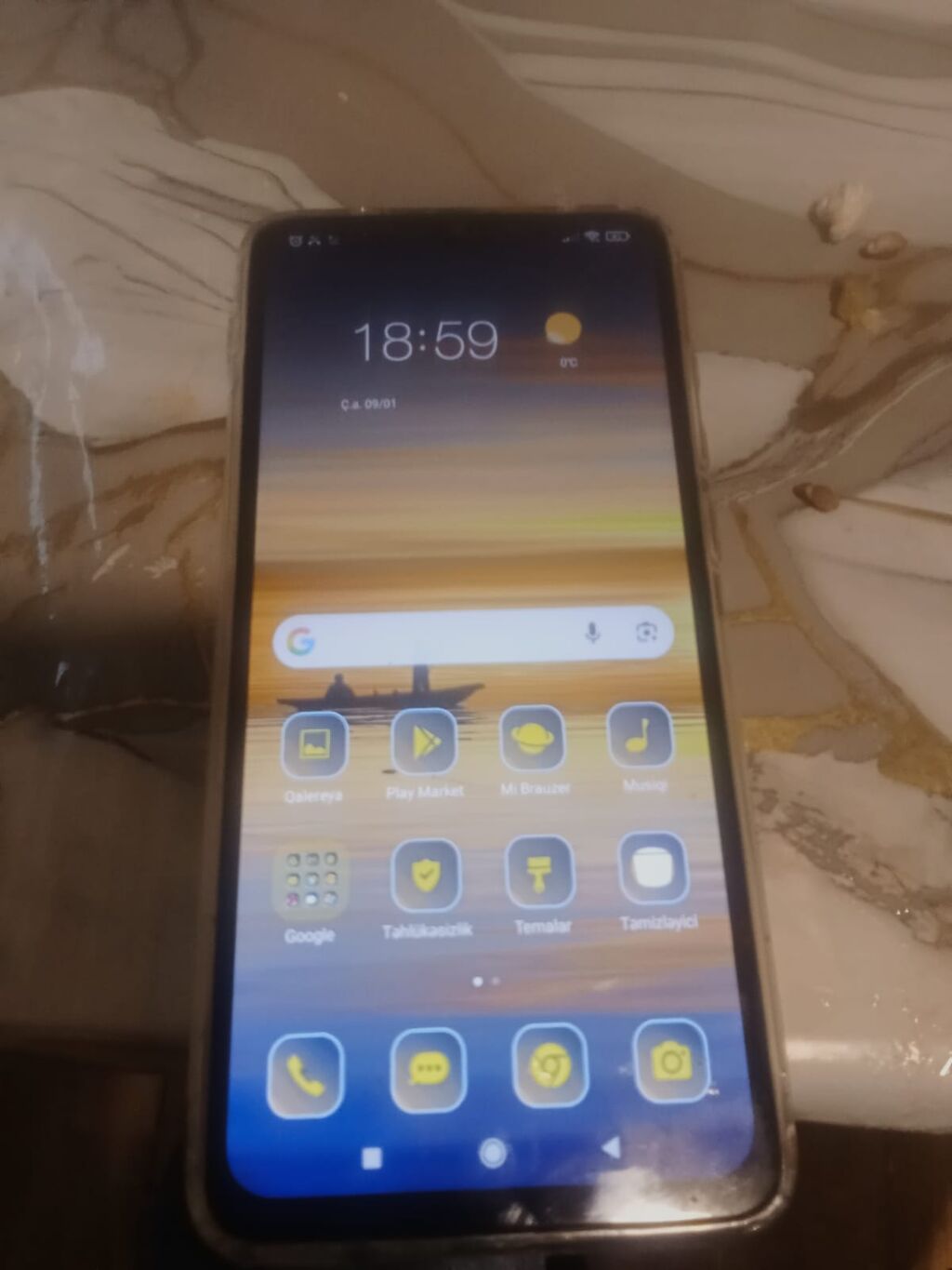 Xiaomi Redmi Note 8 Pro – ağ rəng salam usdada olmuyub arxa kriskasi — Elektronika, Saray (3)