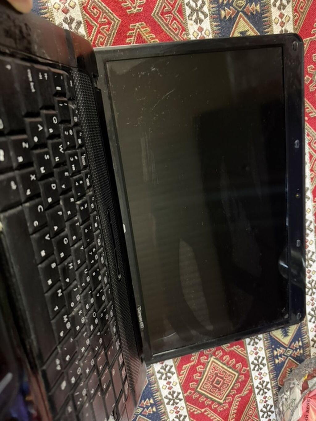 Compaq CQ61 noutbuk isleyen veziyetdedir zaryadka yoxdur — Elektronika, Bakı (3)