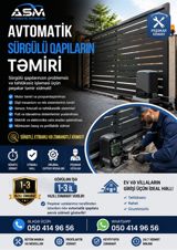 Avtomatik sürgülü qapıların təmiri — Masters