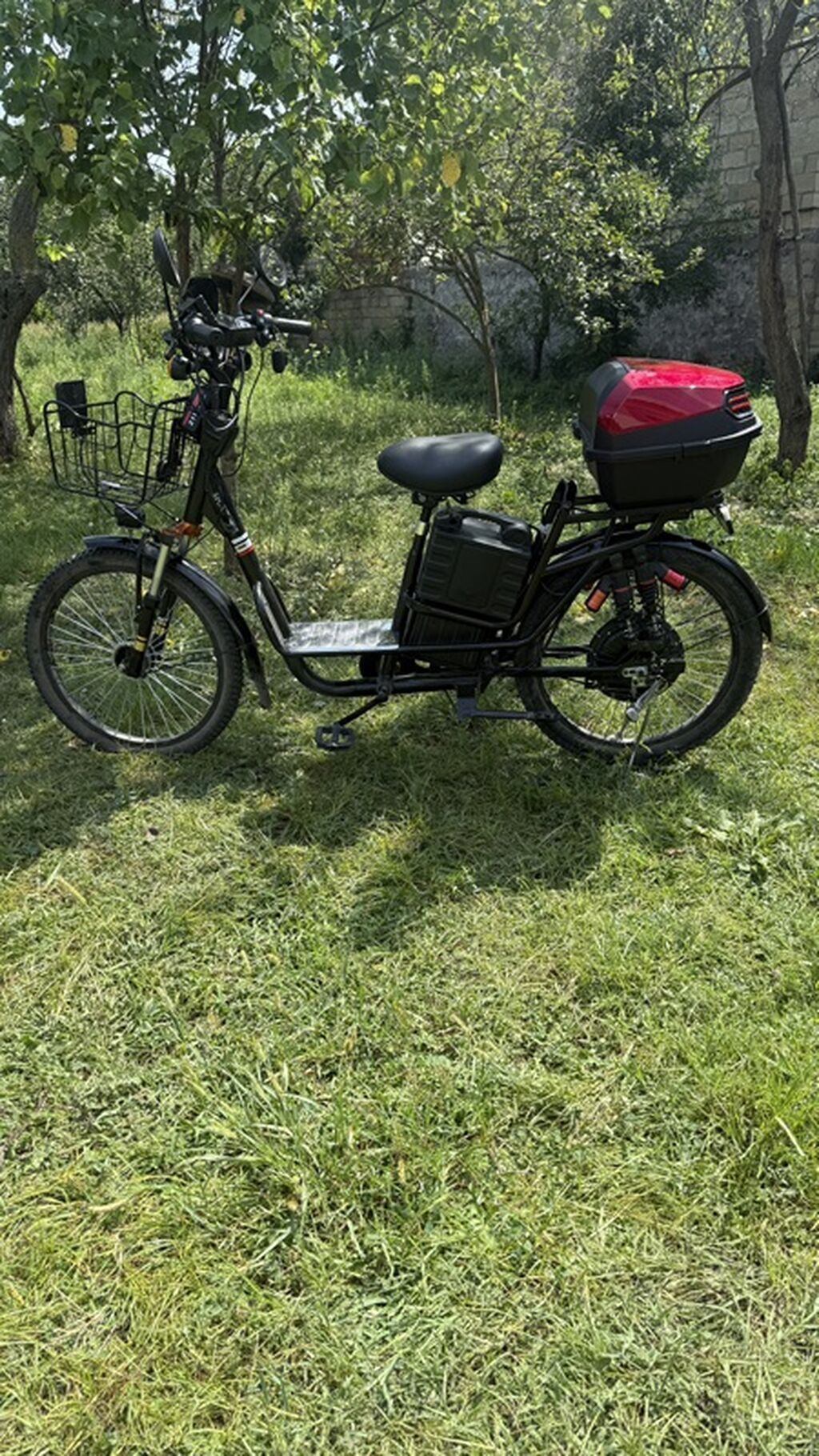 İşlənmiş Elektrik velosipedi 24", 350-500 Vt — Velosipedlər, Qax (4)