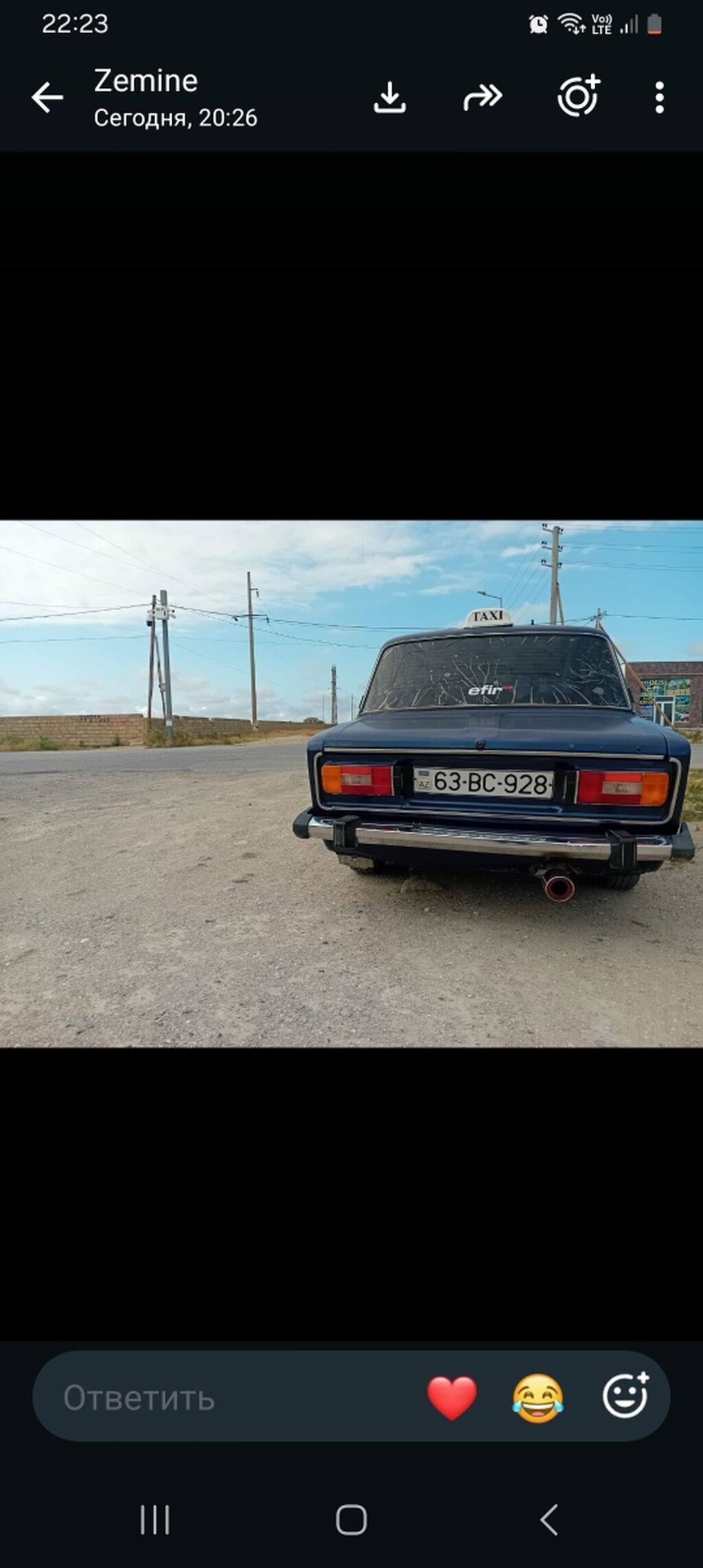 VAZ 2106 sedan - Rəng: tünd mavi - Kuzov: 4 qapı, klassik “06” — Avto, Bakı (2)