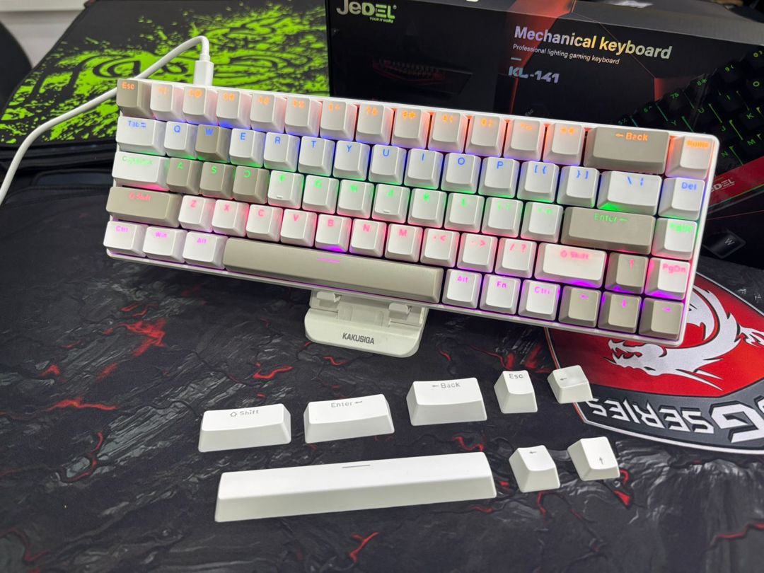 Mexaniki klaviatura White (Red switch) Jedel KL141 — Elektronika, Bakı (7)