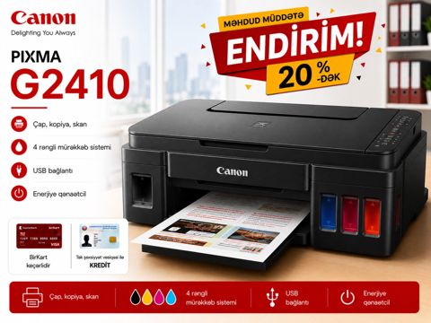 Printer Canon Pıxma G2410