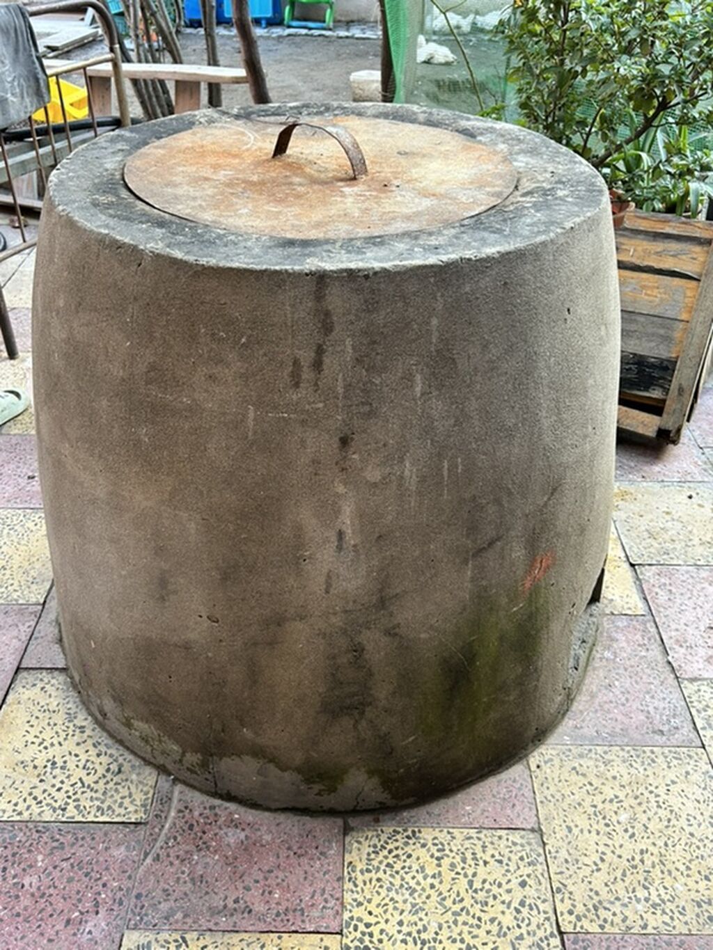 Beton təndir/soba korpusu - Material: qalın, istiliyədavamlı beton — Biznes və avadanlıq, Digah (2)