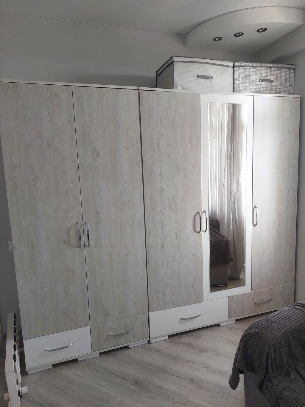 Təknəfərlik çarpayı, Dolab, Termo, Tumba, Azərbaycan, İşlənmiş — Mebel, Bakı (7)
