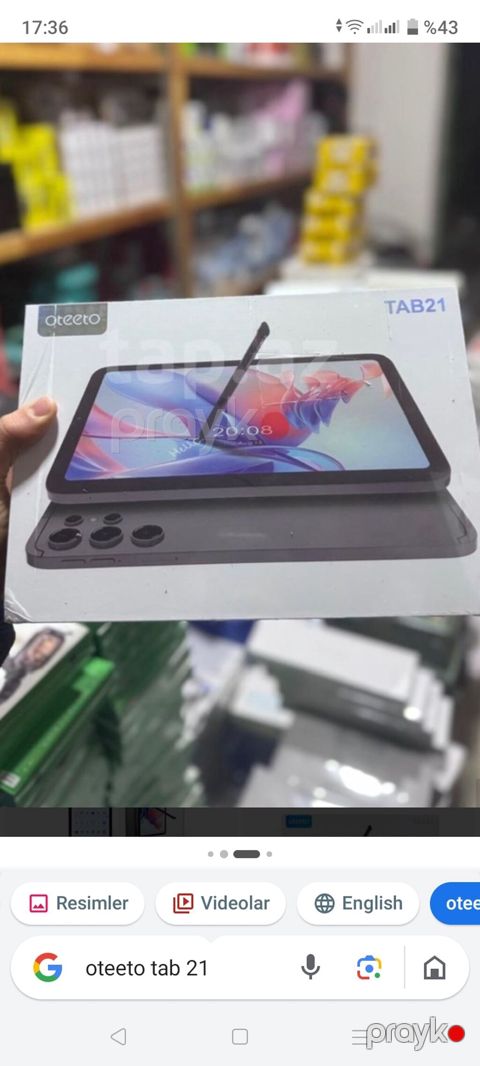 Oteeto TAB21 planşet - Qutu komplektidir. - Qələmi sınıb — Digah