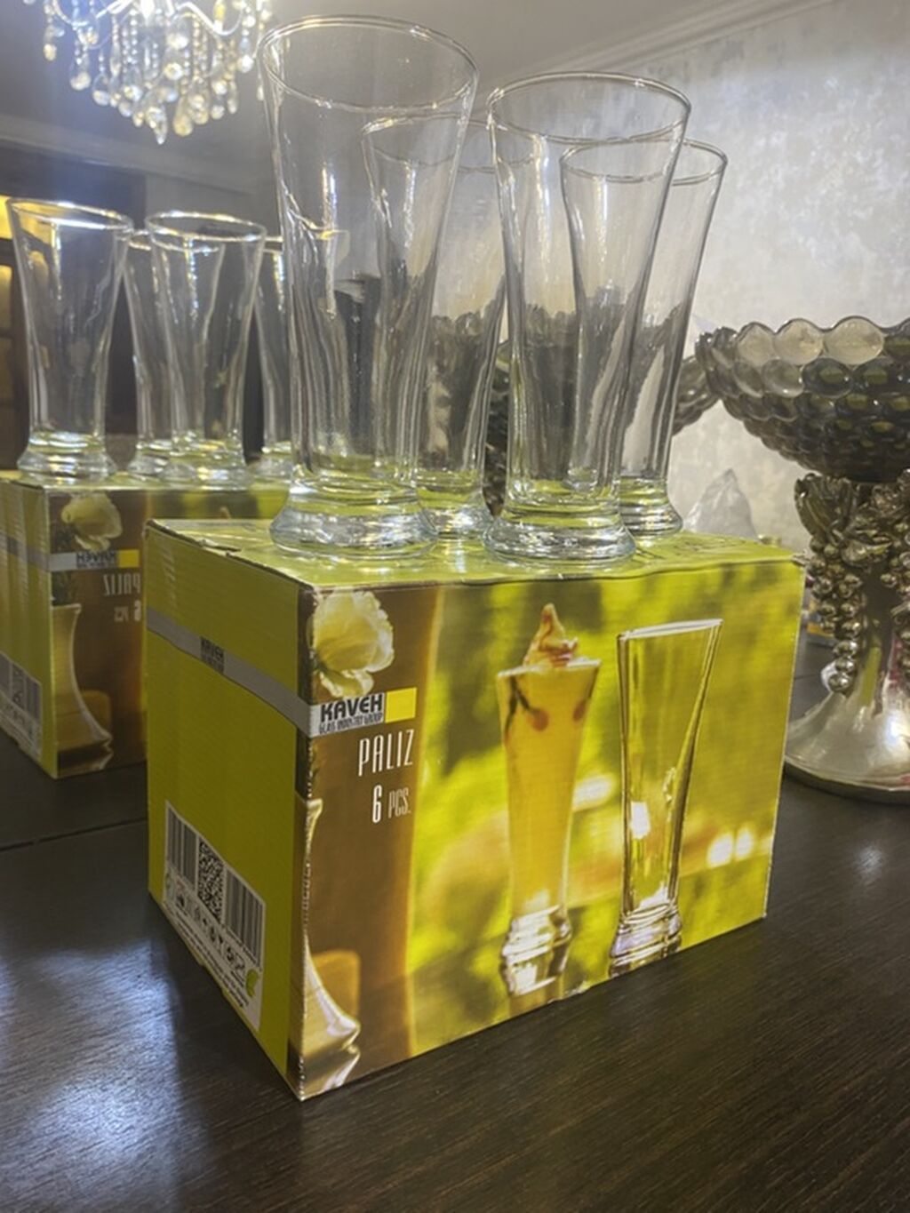 Stəkanlar, Şüşə, 6 ədədli dəst — Bişirmə qabları, Sumqayıt (2)