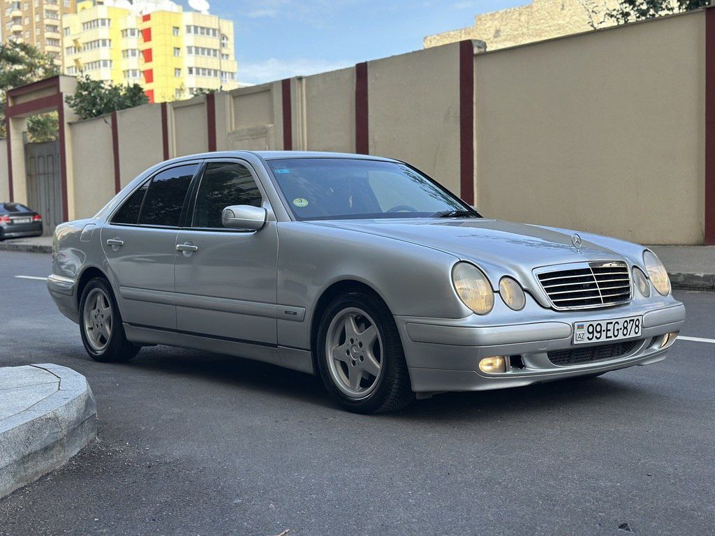 Mercedes E 220, 2.2 L, 2000 il, 332 000 km — Avtomobillər, Bakı (3)