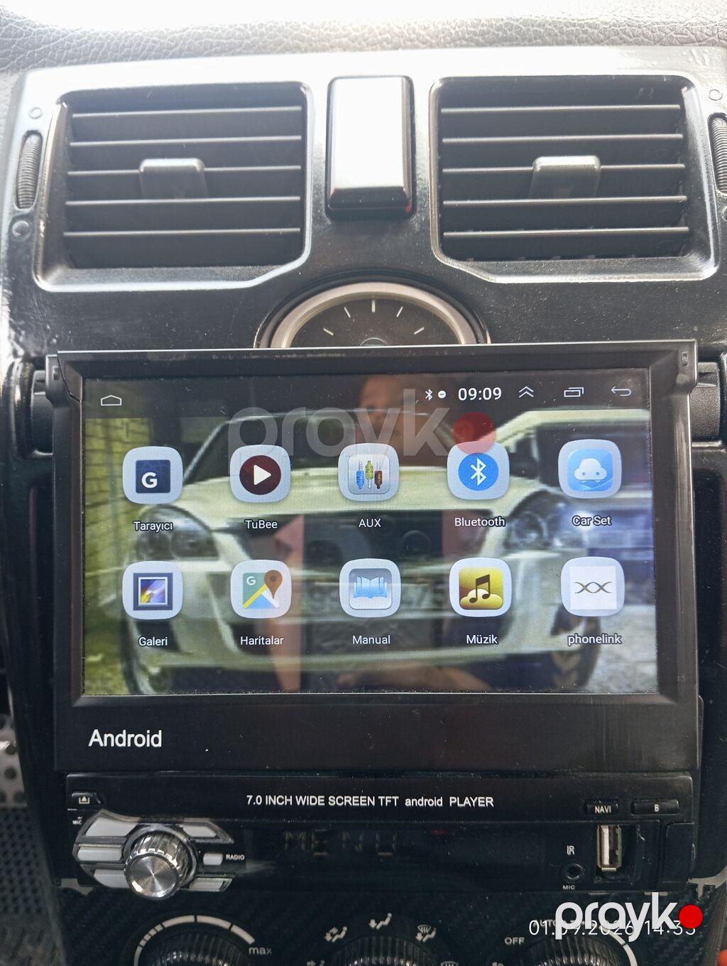 Avtomobil üçün Android multimedia maqnitola - 7.0 inch Wide Screen — Avtomobil akustikası, Bakı (2)