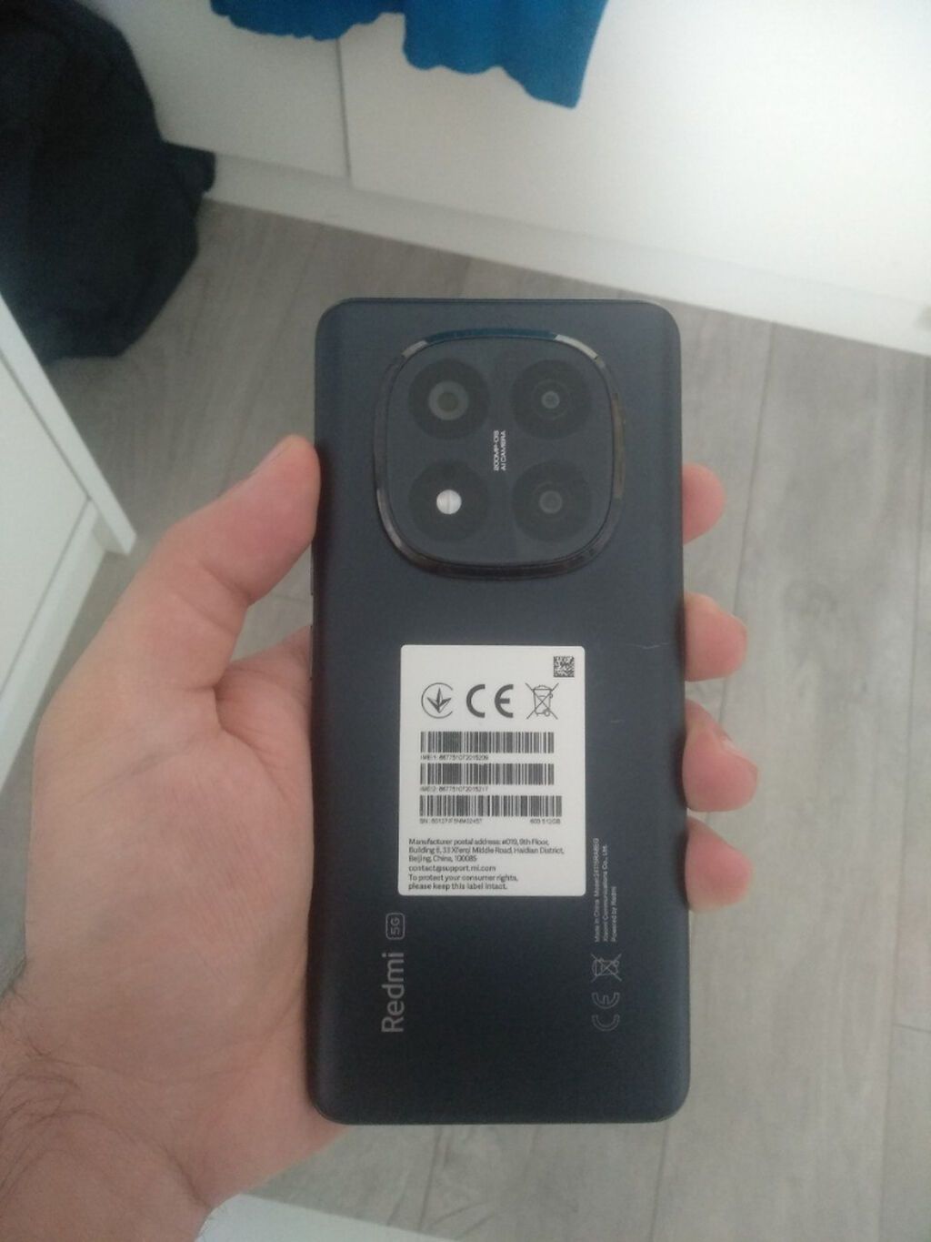 Redmi Note 14 Pro+, 512 GB, rəng - Qara, Barmaq izi, İki sim kartlı, Face ID — Elektronika, Bakı (2)
