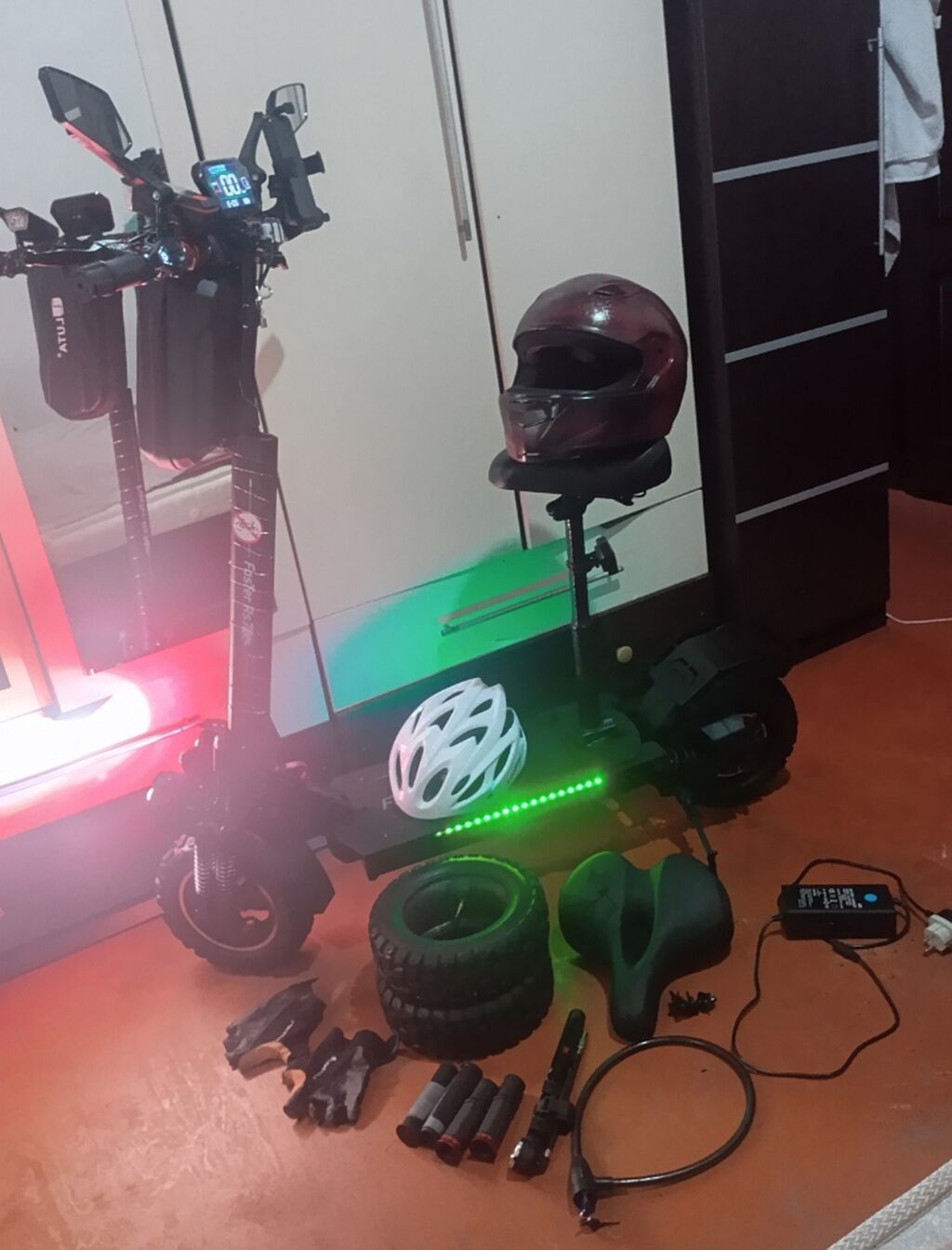 FasTer skuter Elektrik skuter – güclü, tam aksesuarlarla — İdman, hobi, istirahət, Digah (10)