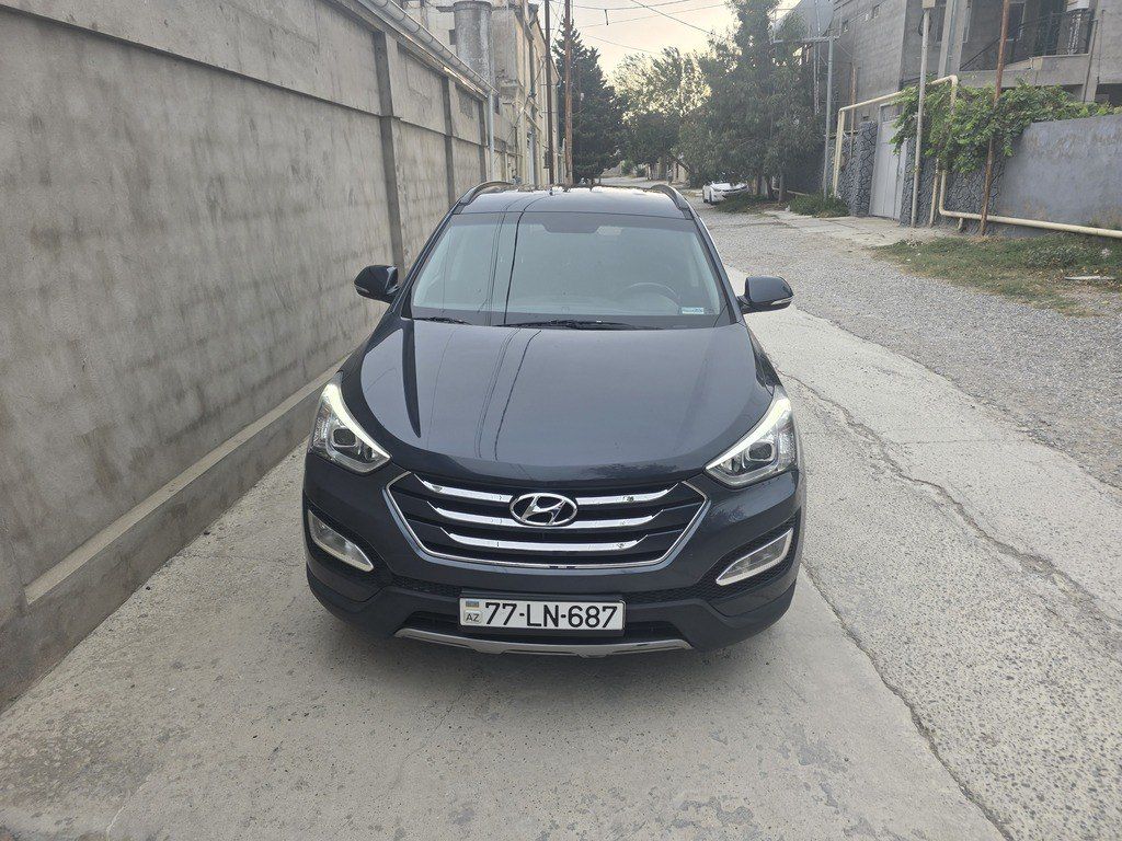 Hyundai Santa Fe, 2.0 L, 2014 il, 215 000 km — Avtomobillər, Bakı (2)
