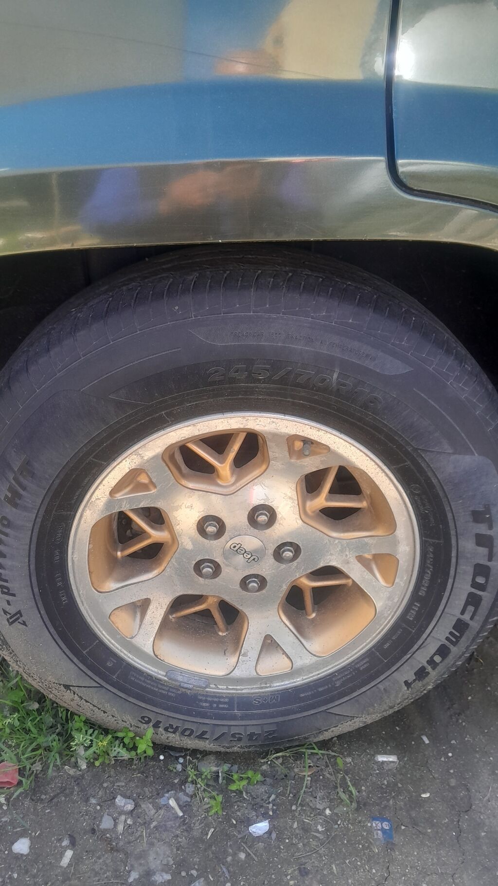 Jeep Grand Cherokee (ZJ) 4x4, tünd yaşıl rəngdə SUV - Kuzov: 5 — Avtomobillər, Sumqayıt (6)